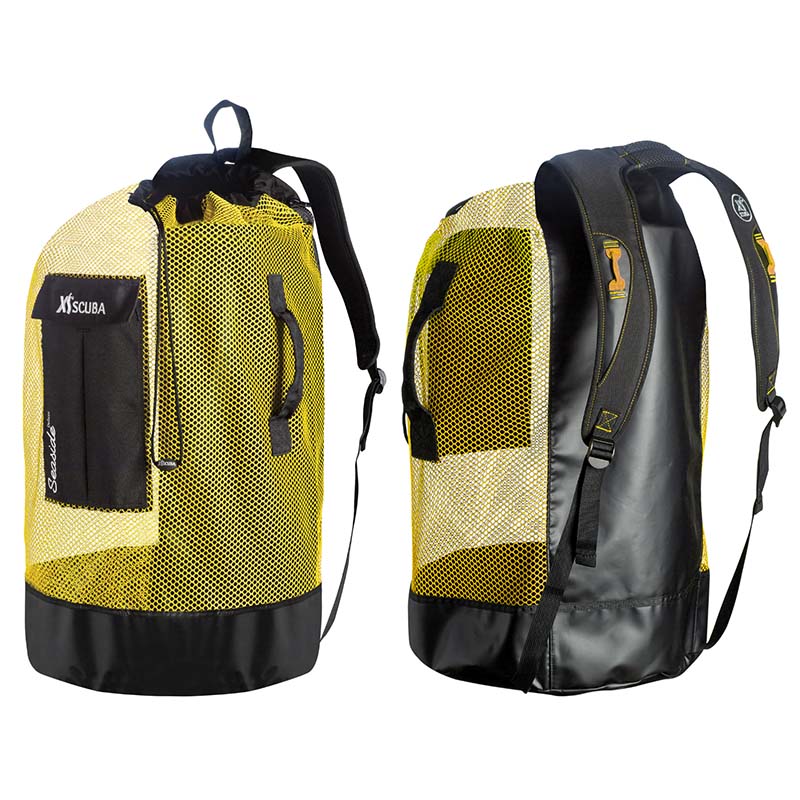 Akona Deluxe Collapsible Mesh Backpack with Front Pocket and Side Zip 